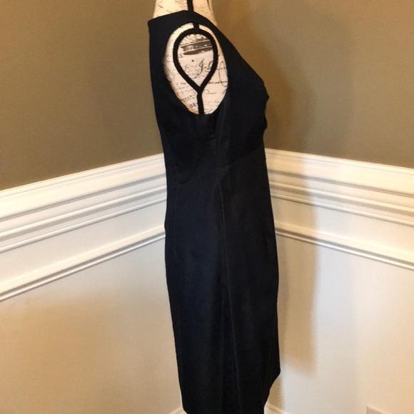 Blue jean style dress with high back.  Retro style - Picture 2 of 7